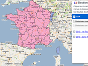 résultats éléctions régionales 2010 GoogleMaps