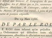 grève garçons maréchaux Paris… 1786