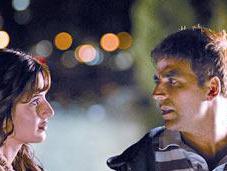 Katrina Akshay blessent pendant tournage Tees Maar Khan