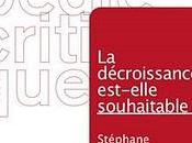 Livre Stéphane Lavignotte décroissance est-elle souhaitable
