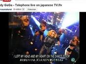 Lady Gaga chante Telephone live japonaise