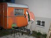 Barbecue dans maison slackline