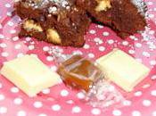 Brownie Caramel, Chocolat Blanc Noix (par Aurélie)