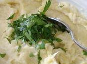 Purée écrasée panais pommes terre nouvelles