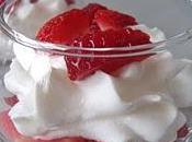 Espumas yaourt citron fraises