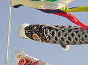 Kodomo Nobori comme pour fête enfants japon