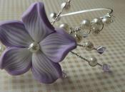 Bracelet mariage "Douceur" fleur violette