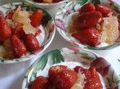 Fraises pamplemousse fromage blanc