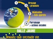 Recyclage opération Balle Jaune juin prochain l'occasion Roland Garros