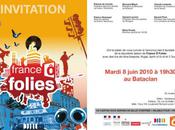 INVITATIONS soirée France Folies annonce lauréats