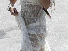 Miley Cyrus tenue transparente