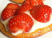 Tartelette hyperprotéinée fraises vanille