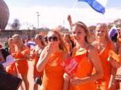 Belles supportrices hollandaises coupe monde