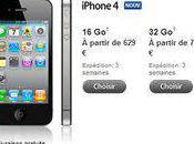 Vers rupture stock l'iPhone France pour quelques semaines???