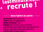 LastMinute.com recrute testeurs