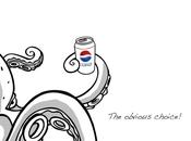 Paul poulpe choisi Pepsi