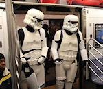 Star Wars dans métro New-Yorkais