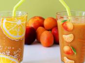 Smoothies pêches abricots d’orange