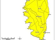 Carte risque incendie jour Niveau jaune pour toute Corse lundi