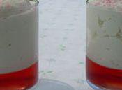 Verrine rose gelee creme chantilly maison