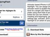 SpringFlash: Application Cydia uniquement compatible iPhone
