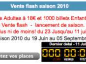 Vente flash billetterie!