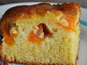 Gâteau moelleux polenta abricots