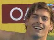 Camille Lacourt français double champion d'Europe natation vidéo