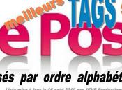Plus tags classés ordre alphabétique pour faciliter mises lignes Post.fr