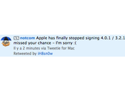 Apple fournit plus signatures SHSH pour 4.0.1 3.2.1