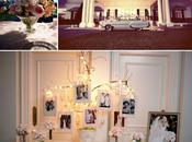 Vrai mariage blanc décoré d’un monogramme chic