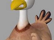 au-dessus d'un poules