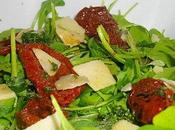 Salade roquette tomates séchées