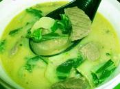 Soupe thaï bœuf curry vert recette pâte verte