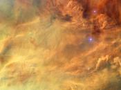 eaux tumultueuses nébuleuse Lagune photographiées télescope Hubble