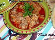 Moukh chtitha Cervelle sauce rouge