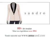 Vente privée ligne Sandro