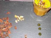 Verrines potiron noisettes grillees