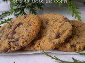 Cookies flocons d'avoine, pépites chocolat noix coco