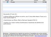 Mise jour d’iTunes 10.1 ligne