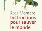 Instructions pour sauver monde Rosa Montero