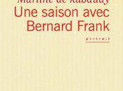 saison avec Bernard Frank portrait