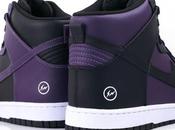 Fragment design nike sportswear dunk purple/black