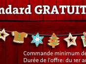 Livraison standard GRATUITE Délais livraison pour Noël!