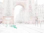 Paris sous neige