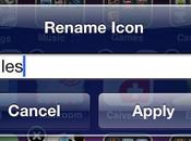 tweak Cydia permet renommer icônes