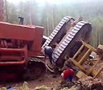 Comment remettre engin chantier deux chenilles