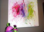 Expo peinture papier mâché chez Alliage