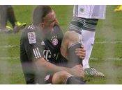 Vidéo blessure Ribéry, Bayern Munich Wolfsburg janvier 2011)