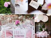 deco mariage rose clair